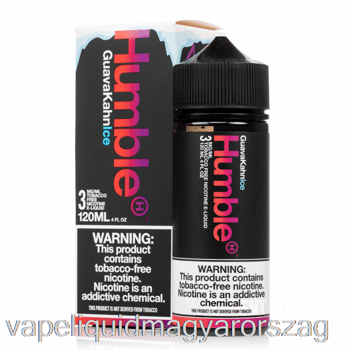 Jég Guava Kahn - Alázatos Lé Co - 120 Ml 0 Mg Vape E Cigi